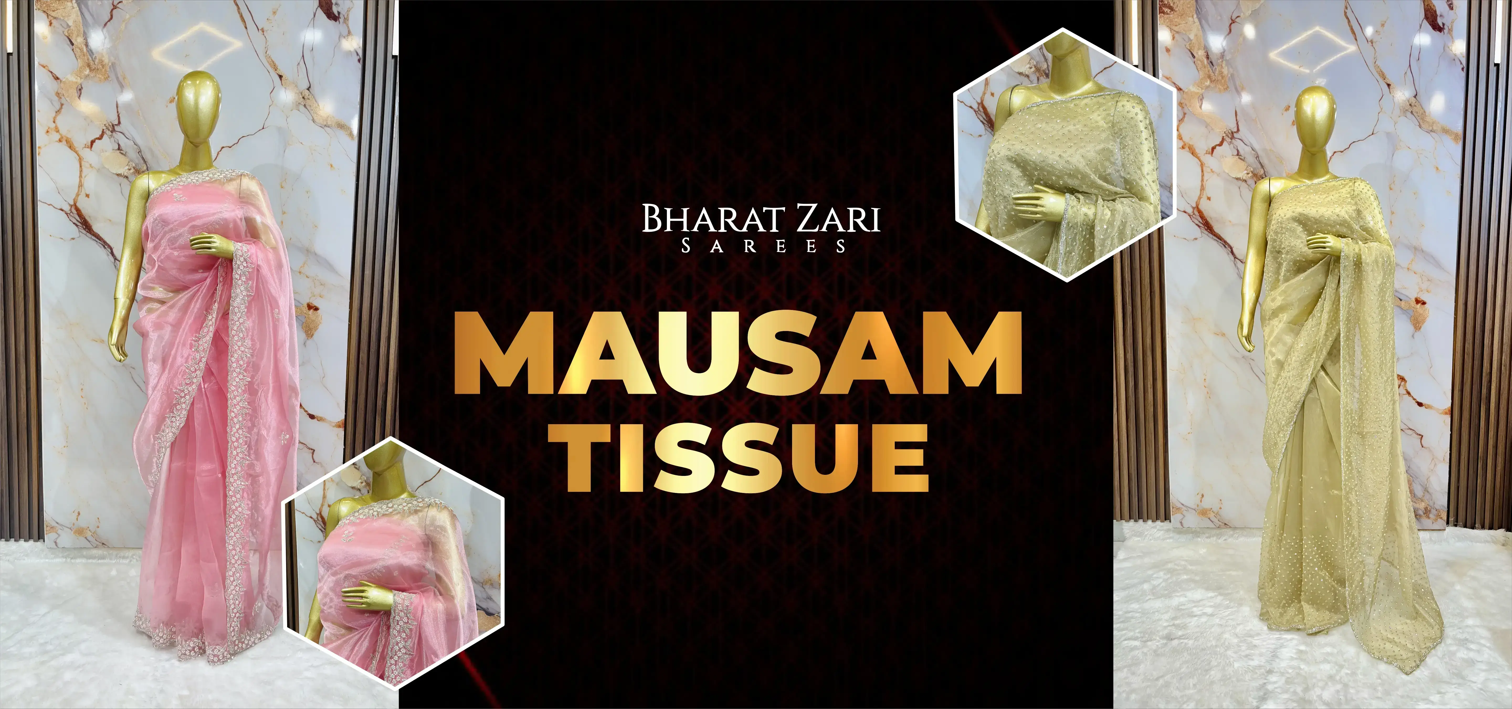 bharat zari Sarees