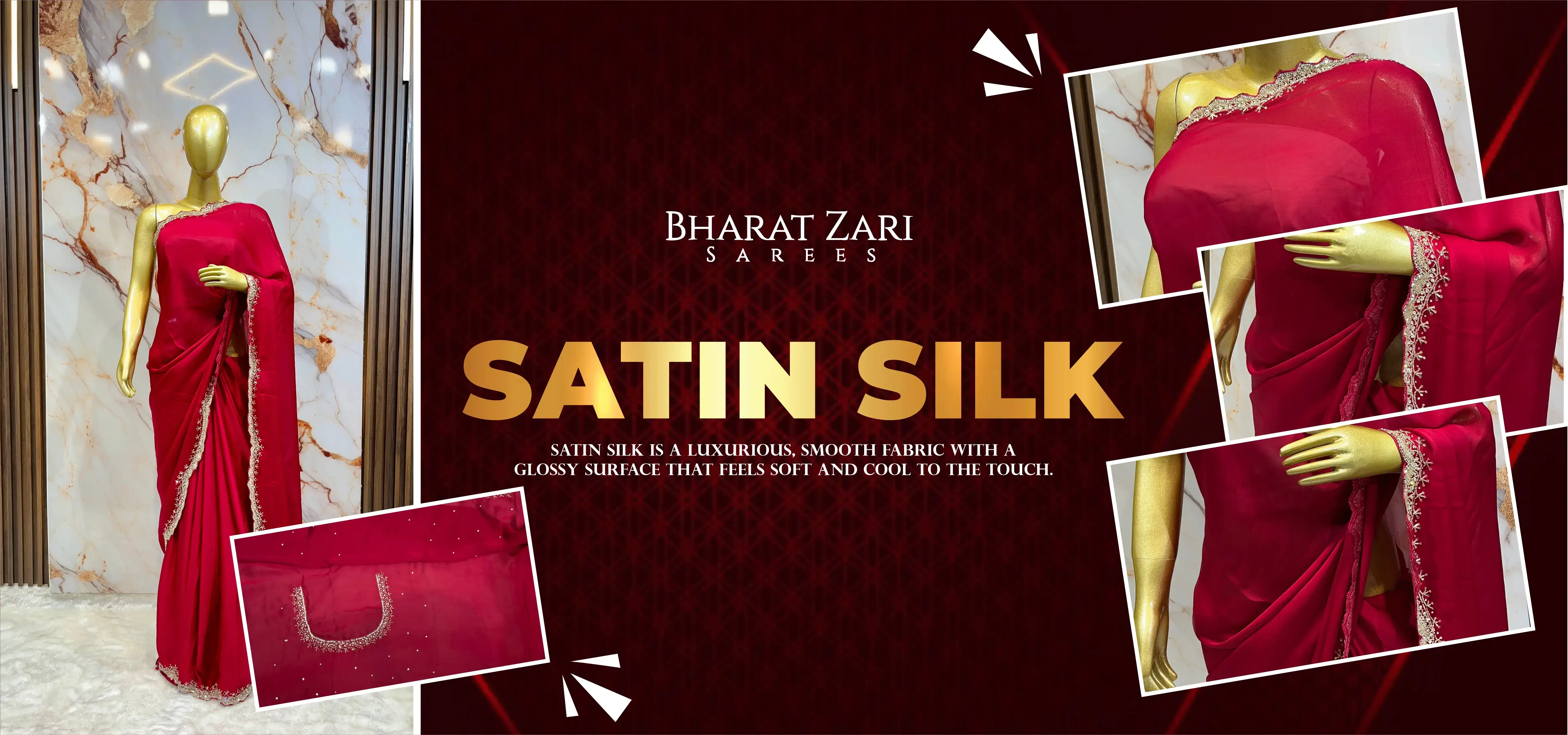 bharat zari Sarees