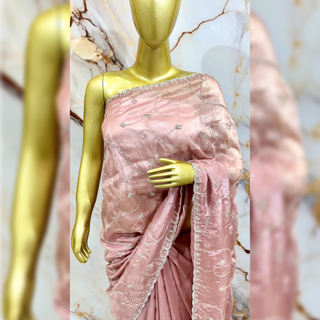 IONX Febric bharat zari Sarees