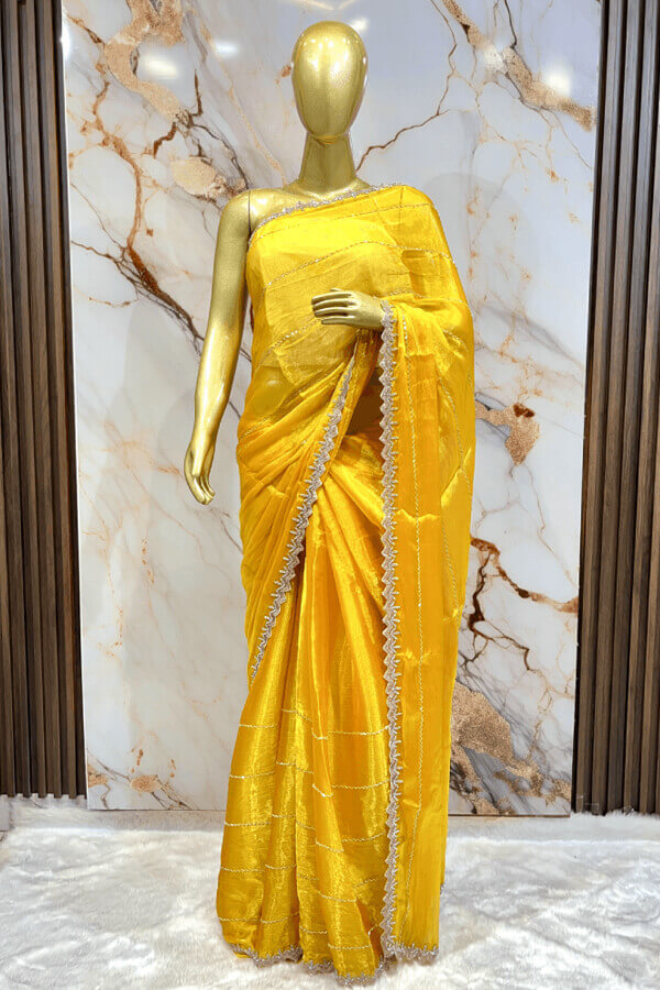 Jimmy Choo AMF Kanta bharat zari Sarees