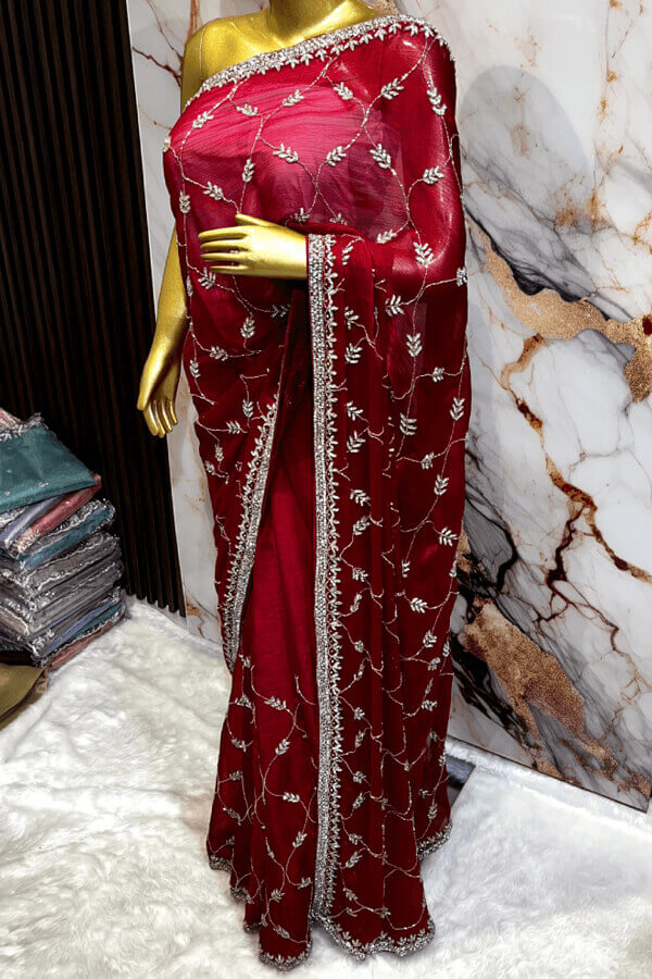 SF Jaal Jimmy Choo bharat zari Sarees