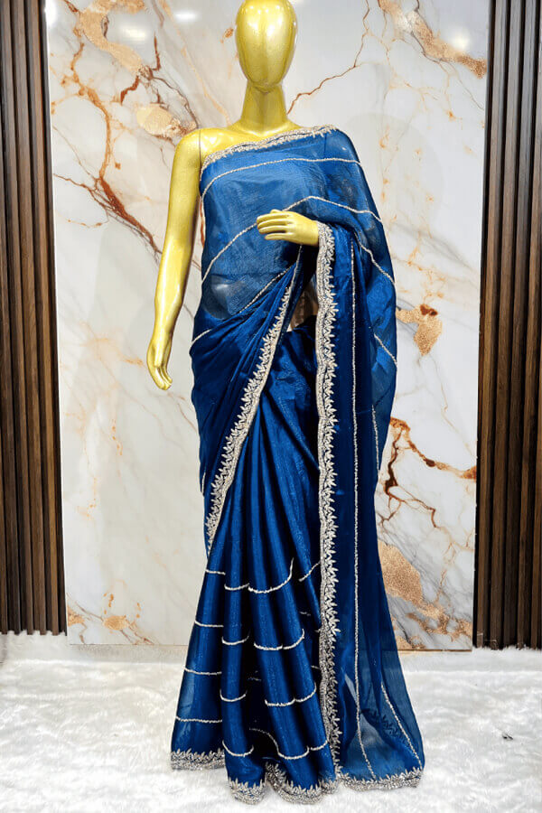 8 Line Jimmy Choo bharat zari Sarees