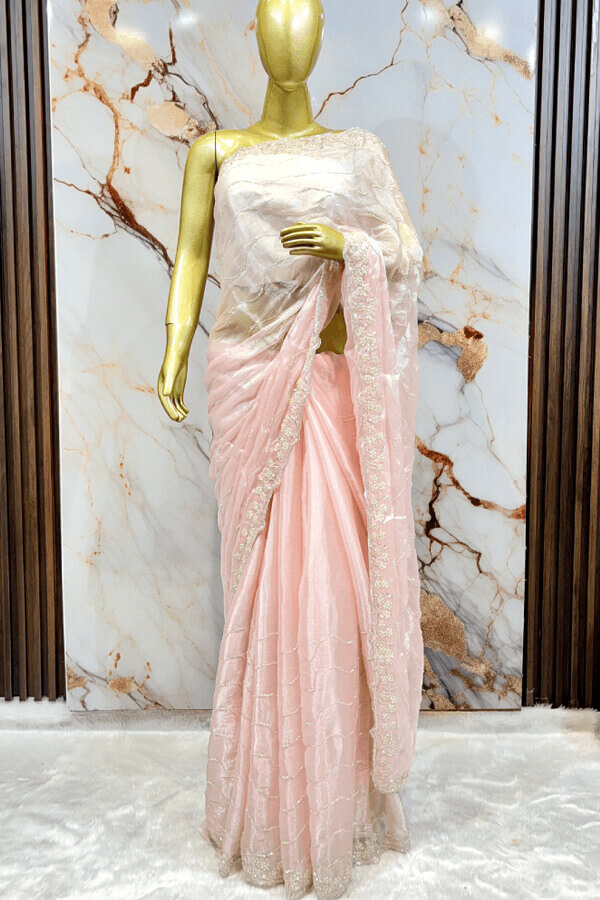 15 Line NS Jimmy Choo bharat zari Sarees